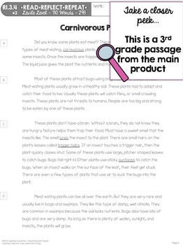 3rd Grade Close Reading- Informational *Add-On Extension Pack* (with